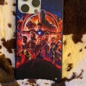 Superhero Themed Phone Case - Black